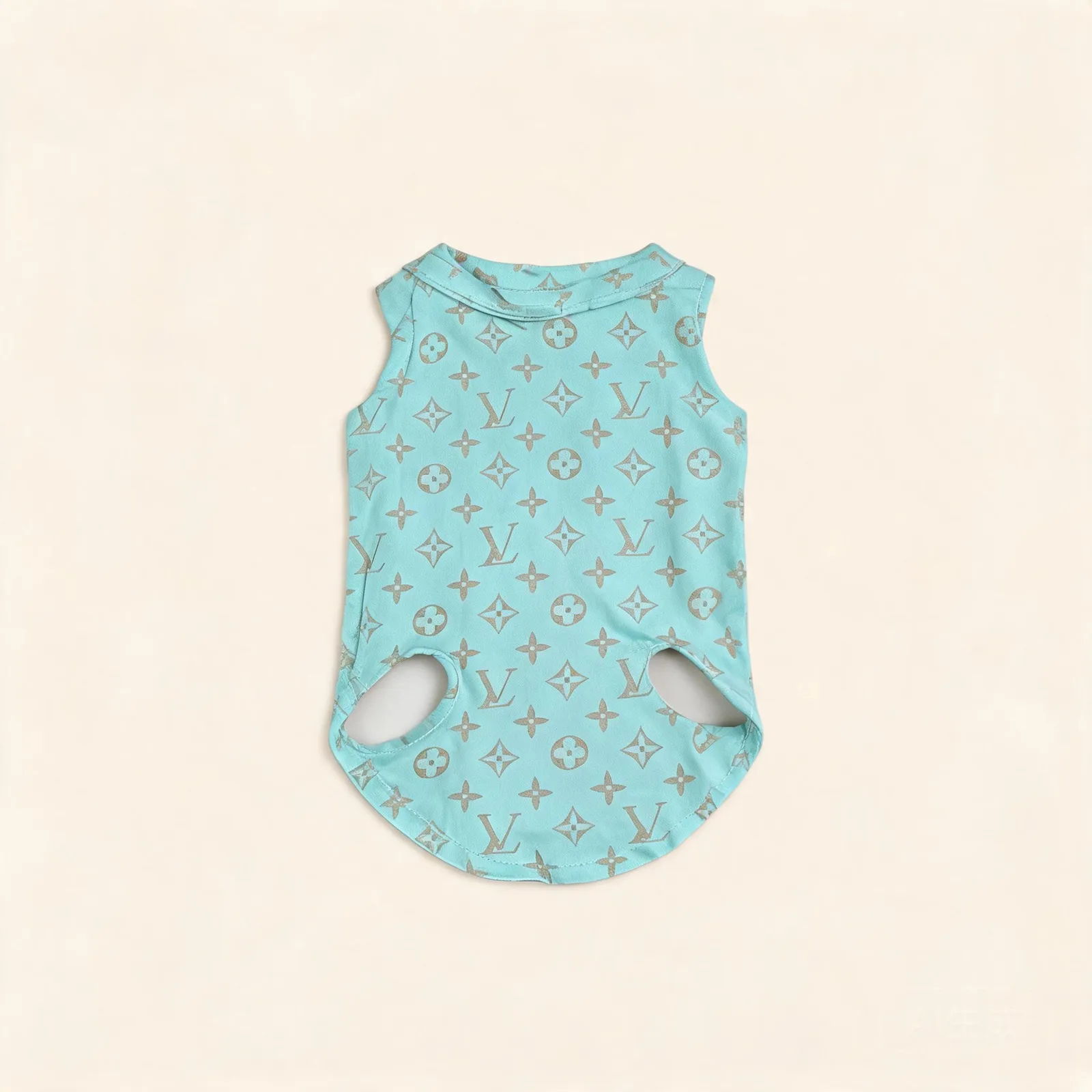 Monogram Print Pet Vest