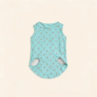 Monogram Print Pet Vest